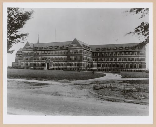 View of the principal façade of Saint Francis Home for Orphans, Detroit, Michigan