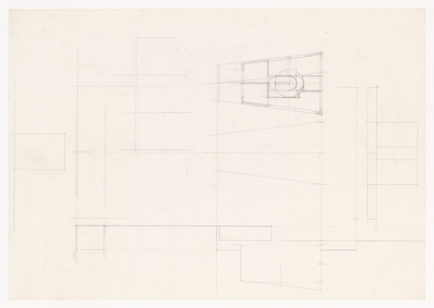 Sketch for Casa Fernando Machado [Fernando Machado house], Porto, Portugal