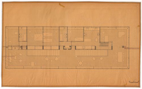 Floor plan for Casa sobre el arroyo, Mar del Plata, Argentina