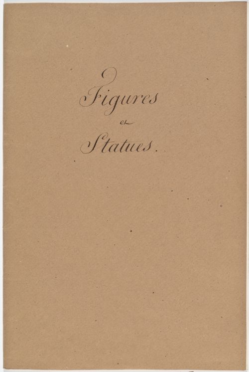 Three portfolios of drawings of classical figures, statues from the sepulchral monument of Maximilian I, Innsbruck, and ancient and modern buildings