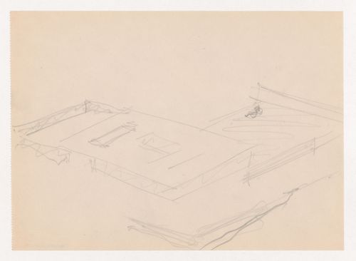 Axonometric sketch for Museum for a Small City