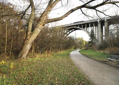 An Enduring Wilderness: Woodbine Bridge, Taylor Creek Trail, Toronto