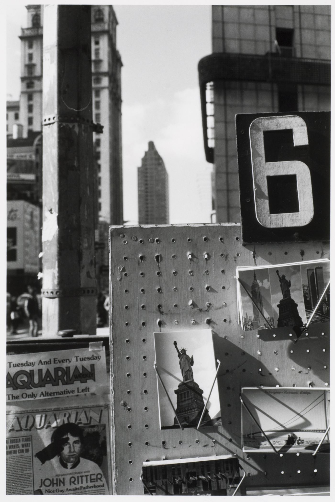 The number 6, New York City, from "Letters from People"