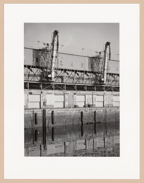 Ship loading conveyor and wharf, St. John, New Brunswick, from the series The Forms of Canadian Industrial Architecture