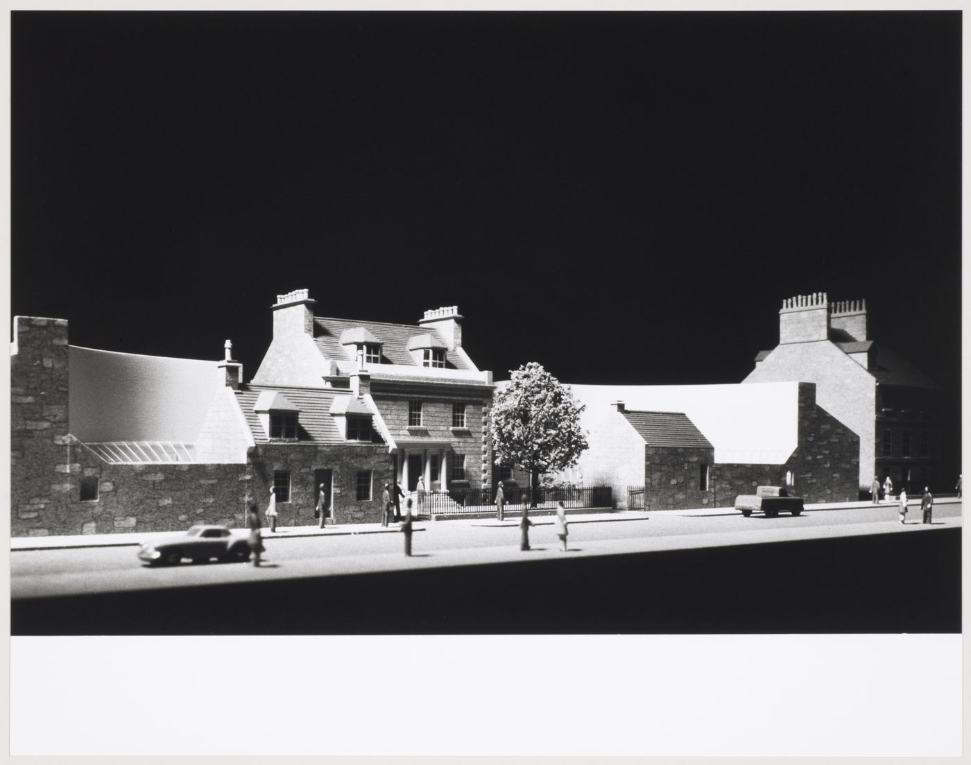 Arts Centre, University of St. Andrews, St. Andrews, Scotland: view of model