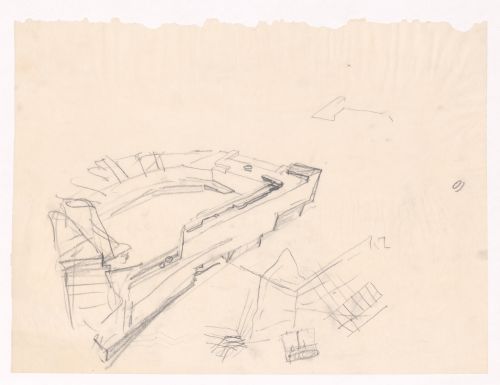 Sketch axonometric view for Edifício de Escritórios na Av. D. Afonso Henriques, Avenida da Ponte, Porto, Portugal