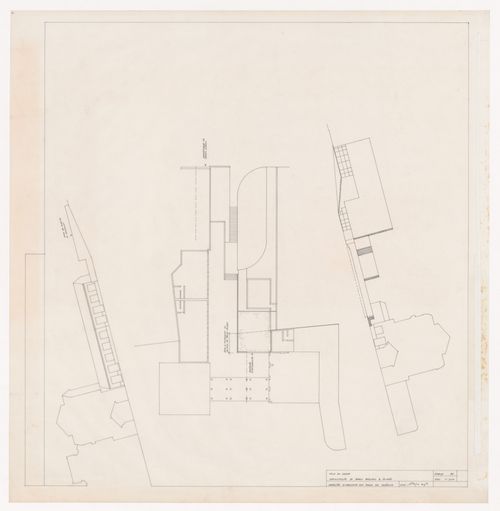 Plan and elevations for Banco Borges & Irmão II [Borges & Irmão bank II], Vila do Conde, Portugal