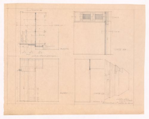 Storage cupboard details for Refeitório da Refinaria Angola, Matosinhos, Portugal