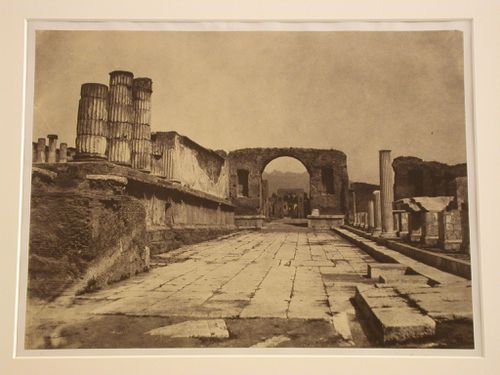 Forum looking towards Vesuvius, Pompeii,  Italy