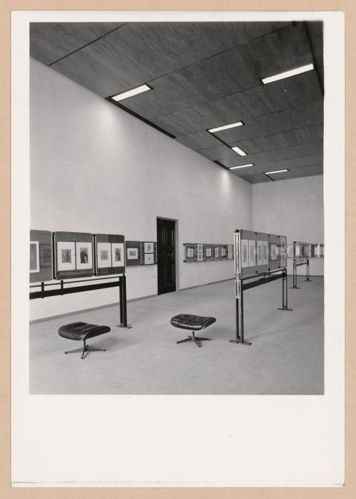 Interior view of the exhibition room, Gabinetto disegni e stampe degli Uffizi, Galleria degli Uffizi, Florence, Italy