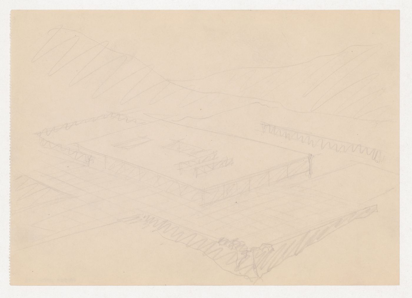 Sketch elevation for Mountain House