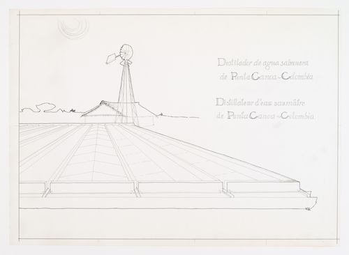 Perspective, Distillateur d'eau saumâtre, Punta Canoas, Colombie