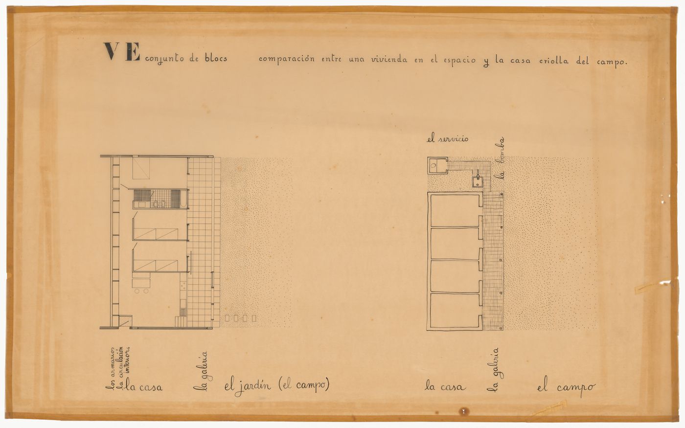 Floor plan for Viviendas en el espacio, Buenos Aires, Argentina