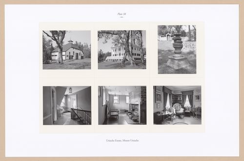 Plate 38: Uniacke Estate, Mount Uniacke, from the porfolio, A Nova Scotia Archive