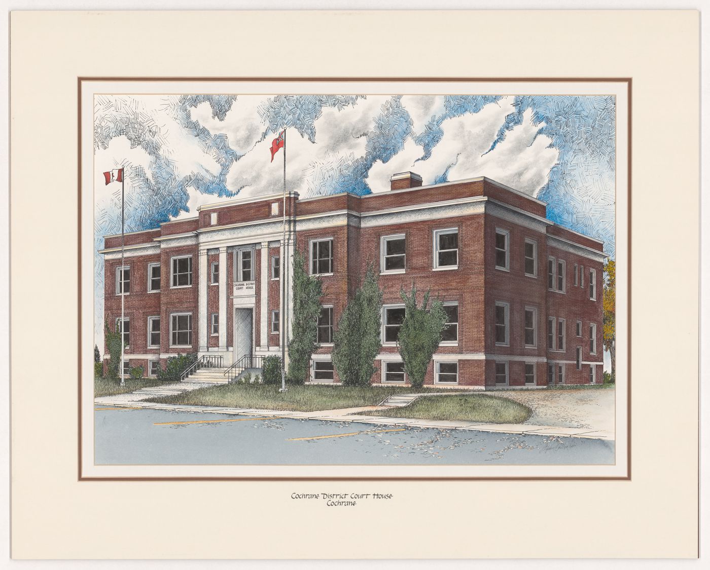 Cochrane District Court House, Cochrane, from Court Houses in Ontario