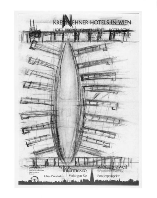 Housing Pilotengasse, Vienna-Aspern: Conceptual sketches, including siteplans, plans, elevations, and perspectives