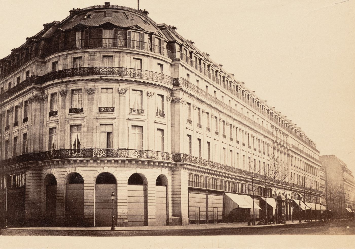 Plate from album ''Buildings, parks and streets of Paris, Versailles and environs, France''