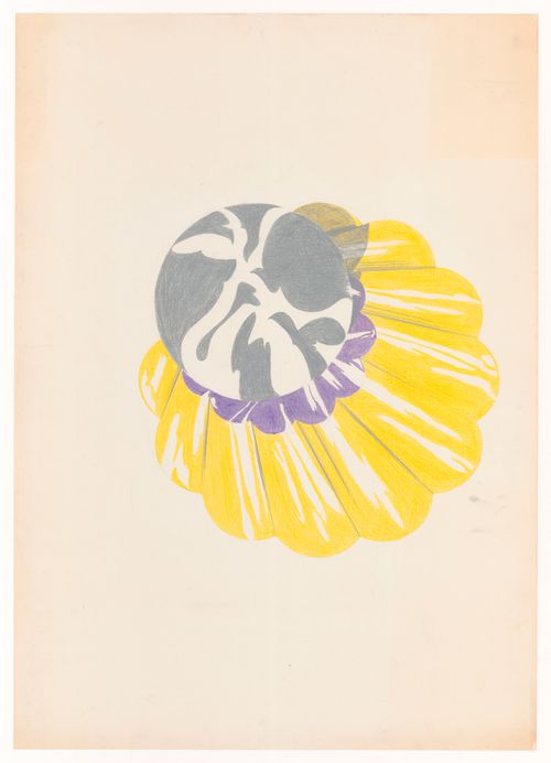 Lamp in coloured plexiglass