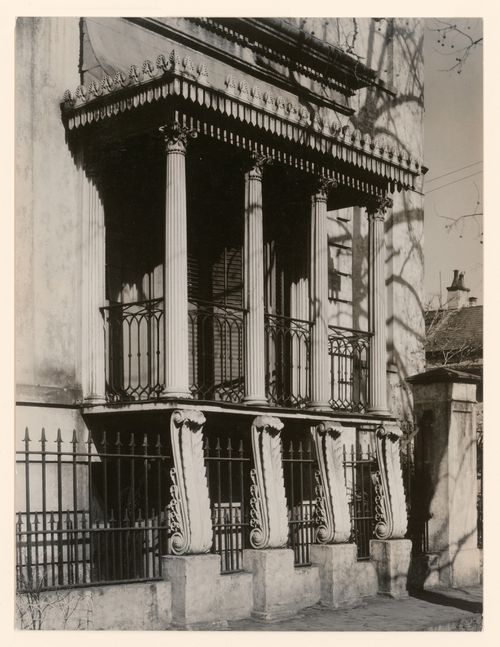 Greek Revival House Porch, Savannah, Georgia, United States