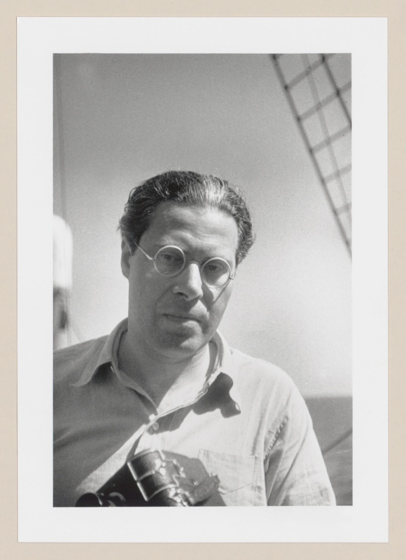 C.I.A.M. Athens, 1933: Portrait of László Moholy-Nagy