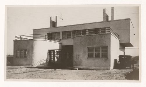 View of entrance to a government distillery, Istanbul, Turkey