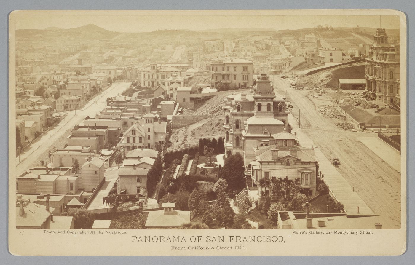 Section 11 of 11 of Panorama of San Francisco, from California Street Hill, California