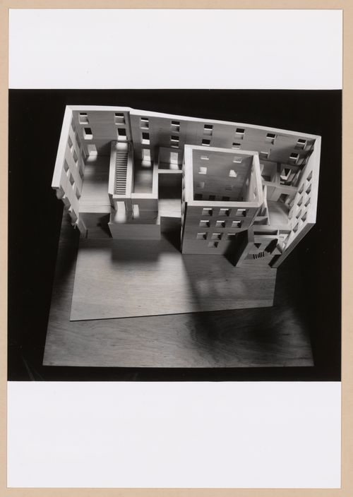 Photographs showing model and site, Sede Associação 25 de Abril, Recuperação do Palácio Ludovice, Lisbon