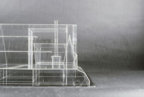 Vue d'une maquette, Maison du docteur Simon Richer, Nominingue, Québec, Canada