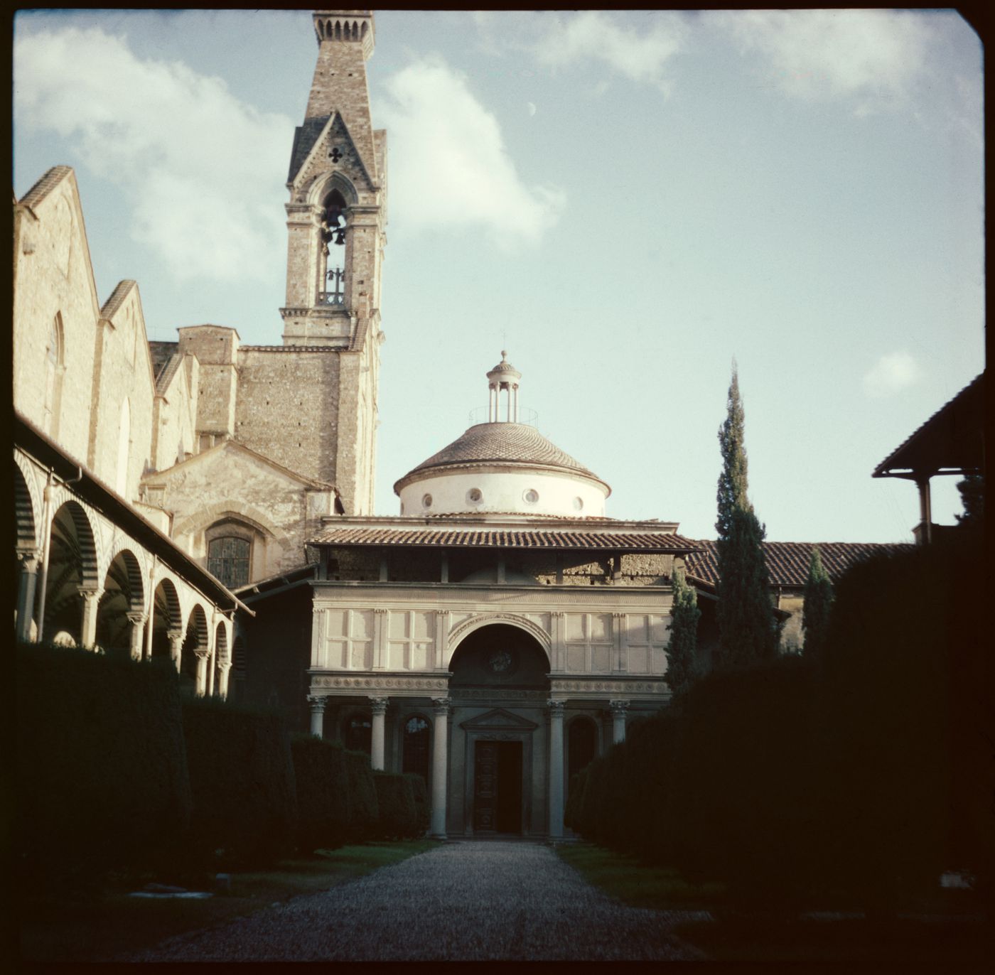 View of Pazzi Chapel, Florence, Italy