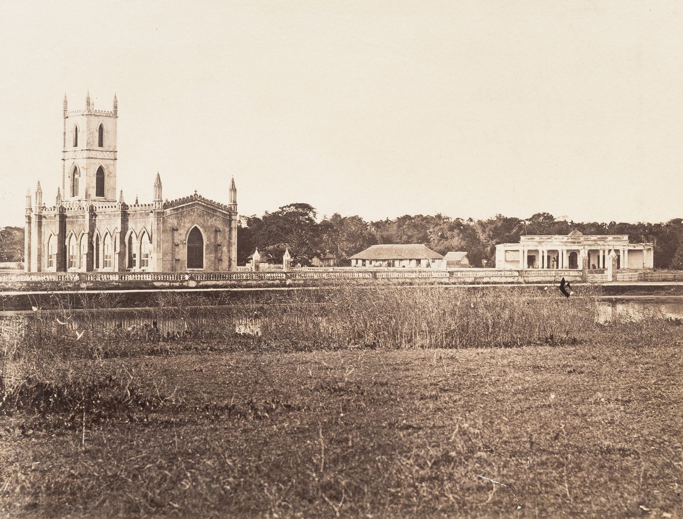 View of the Sudder Station Church, Sylhet, India (now in Bangladesh)