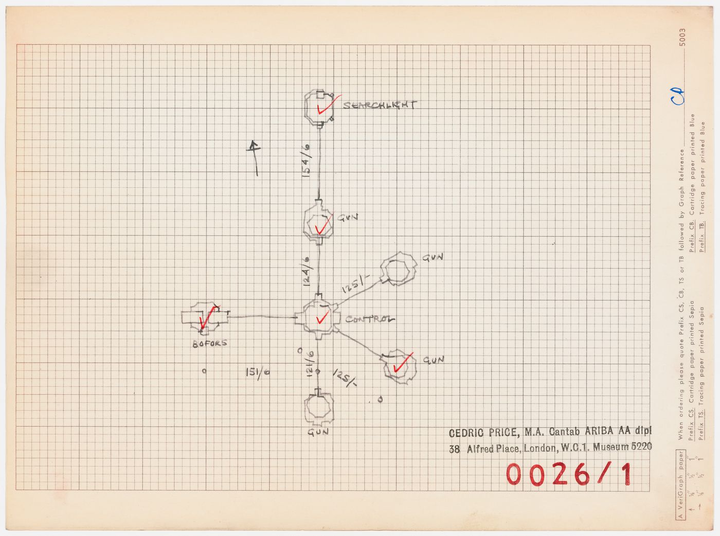 Red Sands Fort: plan