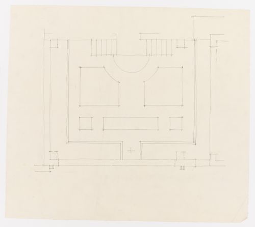 Étude d'un étage,  Résidence Ernest Cormier, 1418 Avenue des Pins Ouest, Montréal, Canada (1929-1957)