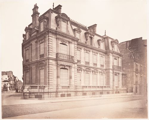 Plate from album ''Buildings, parks and streets of Paris, Versailles and environs, France''