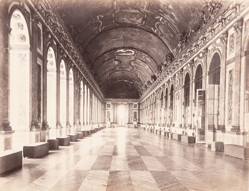 Plate from album ''Buildings, parks and streets of Paris, Versailles and environs, France''