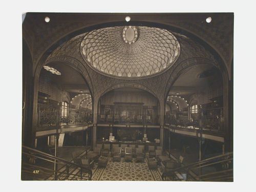Interior of a "Paquebot" (steamship): Grand hall
