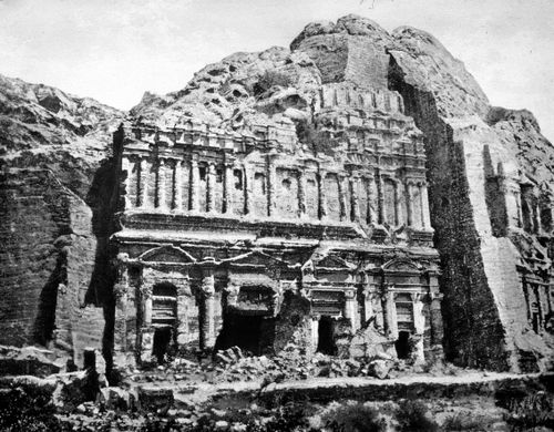 View of an archeological site near the Dead Sea, Israel