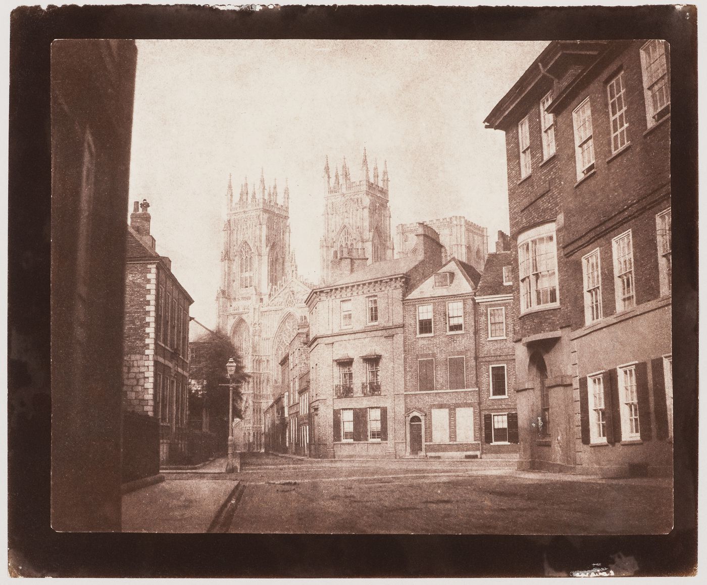 York Minster from Lop Lane, England