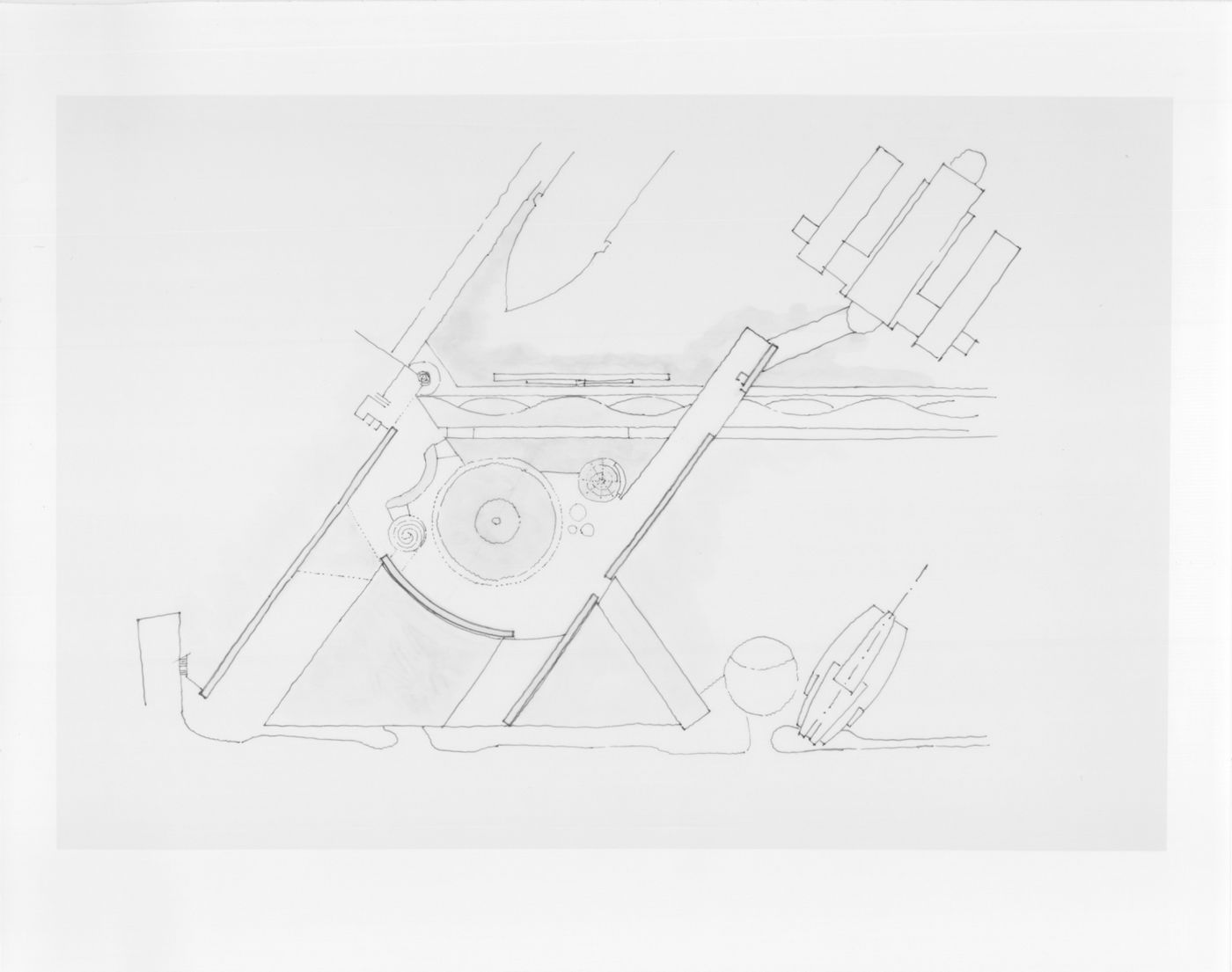 Site plan study for the Vancouver Convention Centre Expansion, Vancouver, British Columbia