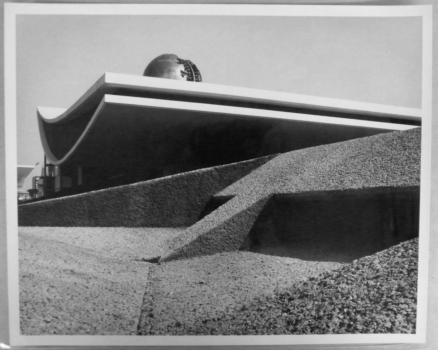 Partial view of the Pavilion of Italy, Expo 67, Montréal, Québec