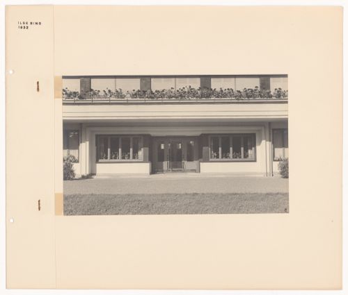 View of the entrance to the Mannheim Altersheim [home for the aged], Mannheim Germany