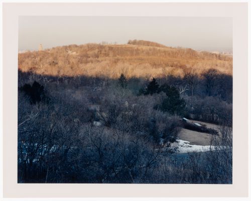 Viewing Olmsted: View from Mountain looking toward the Université de Montréal, Mont Royal, Montréal, Québec