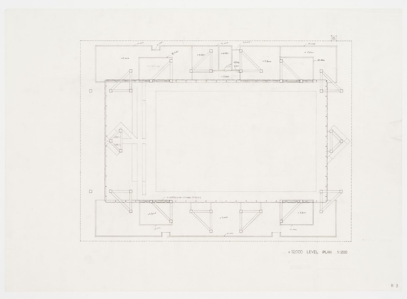 +12000 level plan, Galaxy Toyama Gymnasium, Imizu, Toyama, Japan