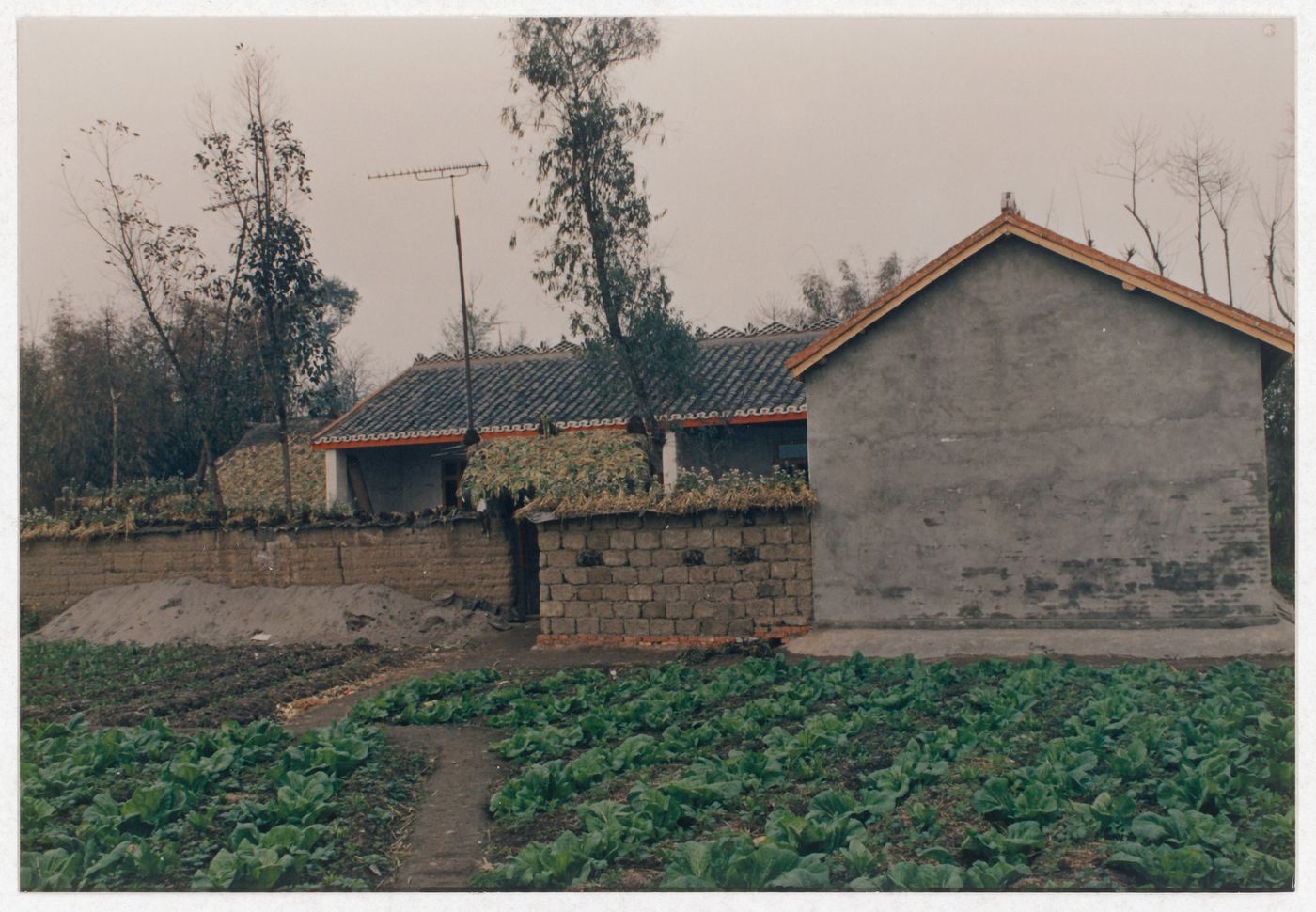 View of rural house in Sichuan province, China