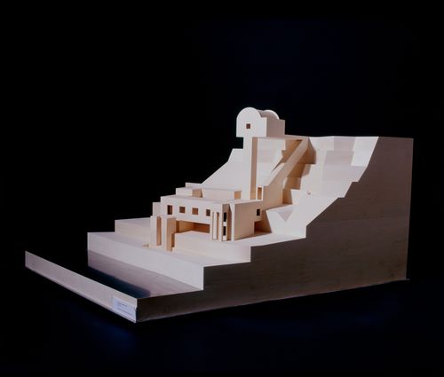 View of model for Casa Mário Bahia [Mário Bahia house], Gondomar, Portugal