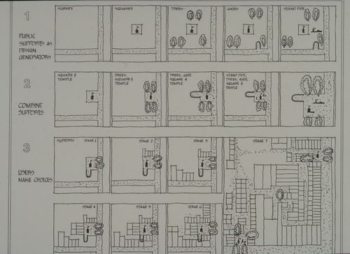 User-make choices grid plan for the Aranya Housing Project, Indore, India