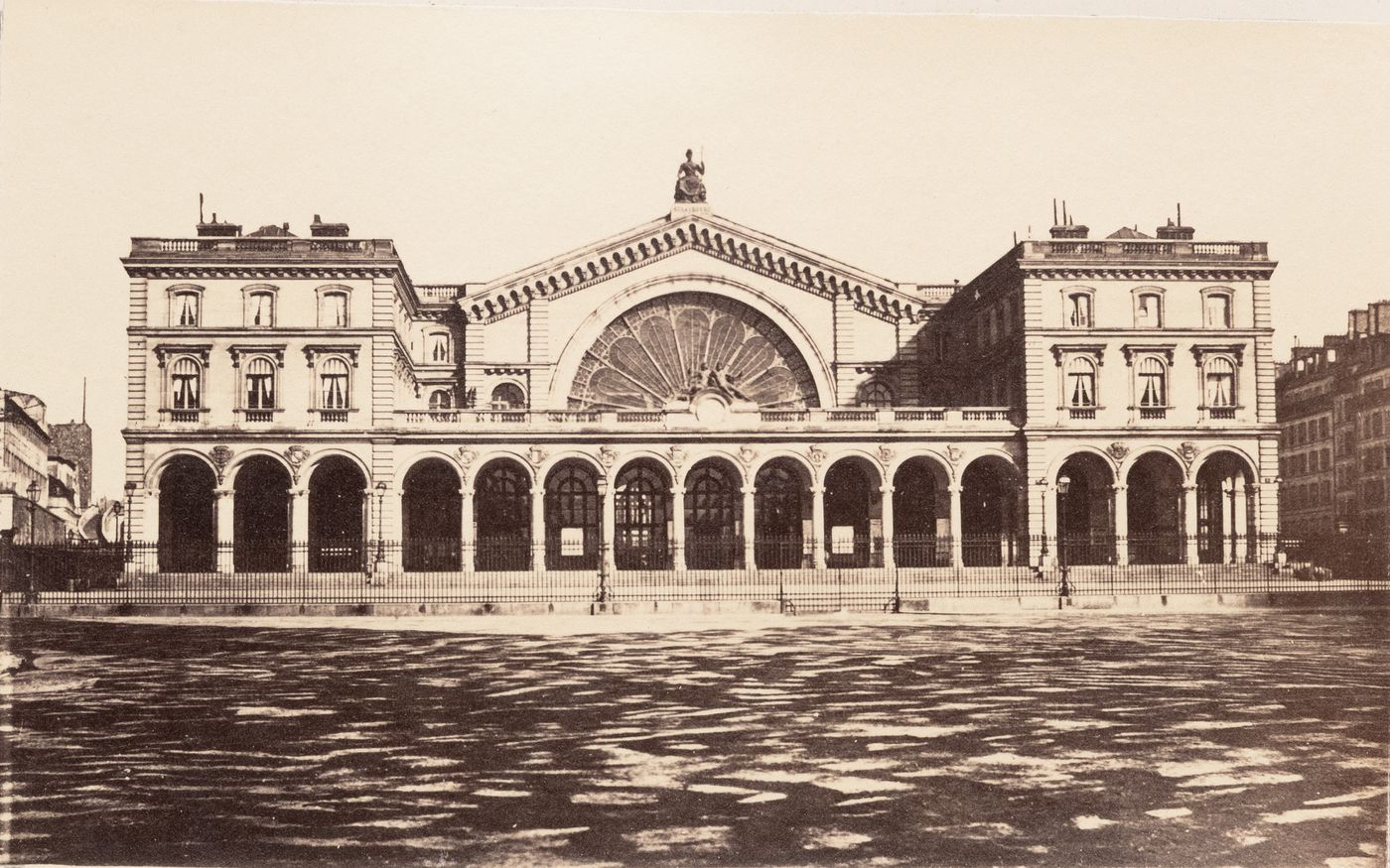 Plate from album ''Buildings, parks and streets of Paris, Versailles and environs, France''