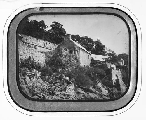View of village, Brittany, France
