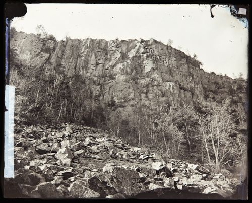 View of unidentified rock cliffs, United States of America