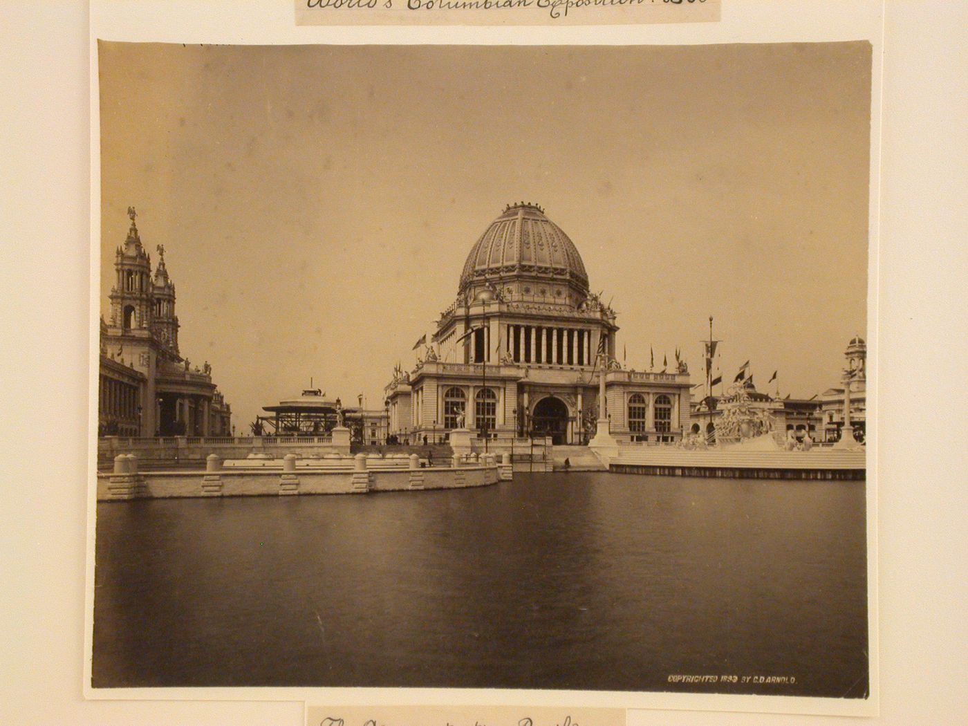 Plate from album of views of Chicago and New York