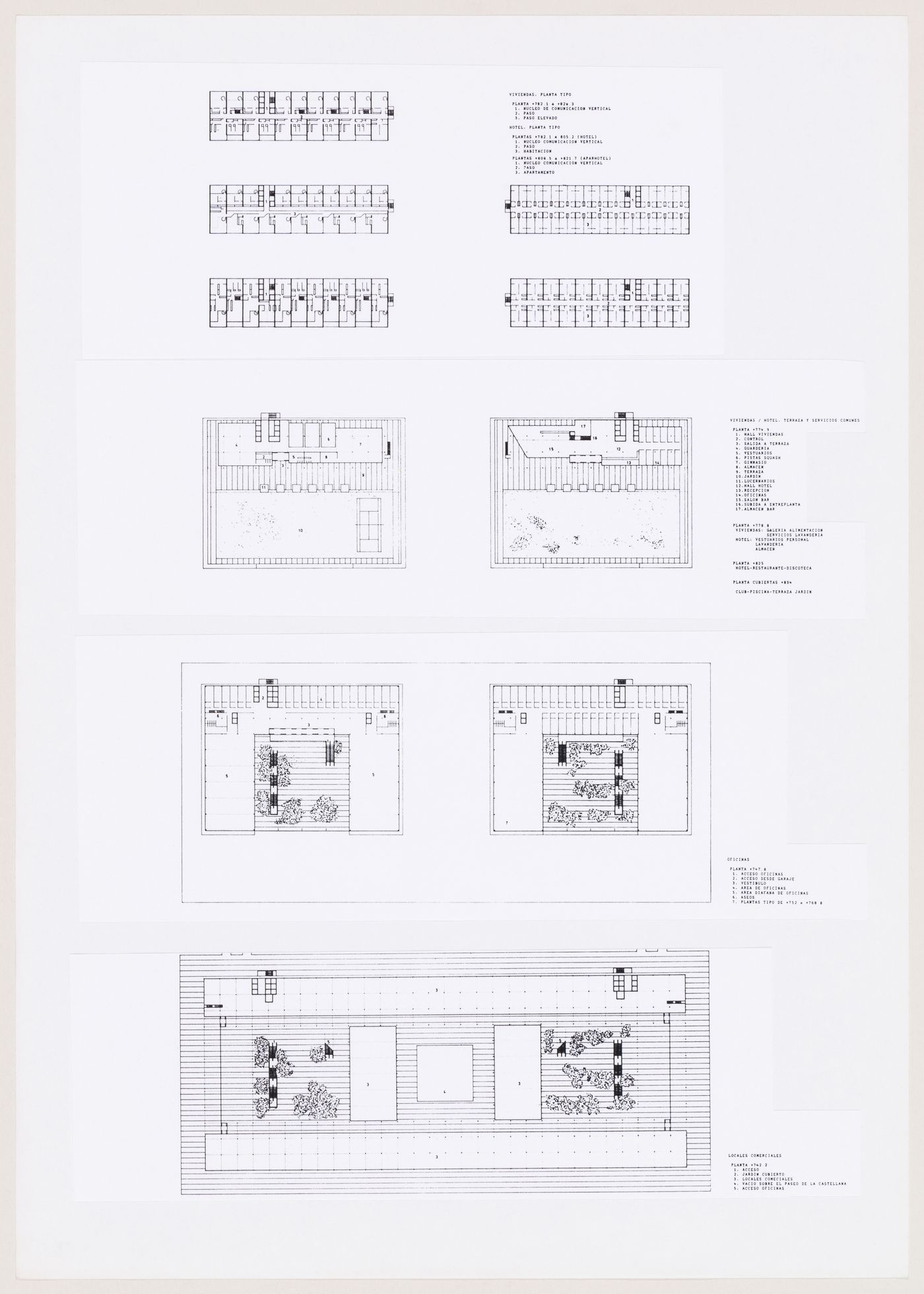 Plans, Ordenación de la Plaza de Castilla, Madrid, Spain